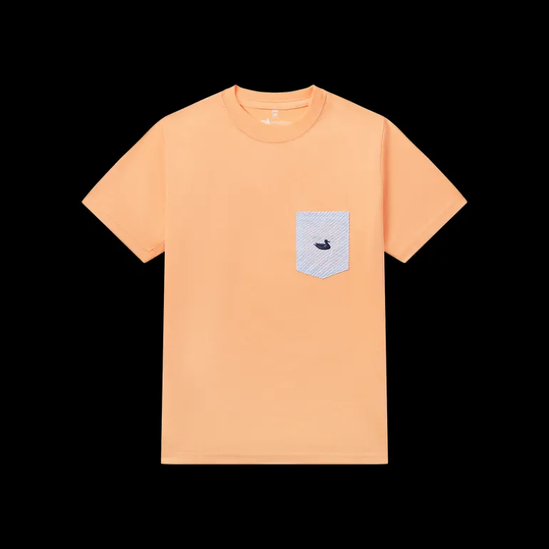 Youth Stewart Pocket Tee - Seersucker