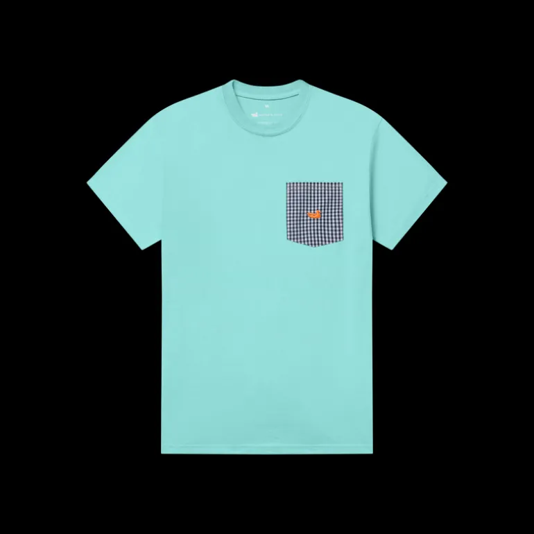 Youth Stewart Pocket Tee - Gingham