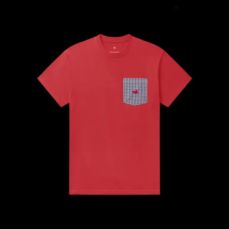 Youth Stewart Pocket Tee - Gingham