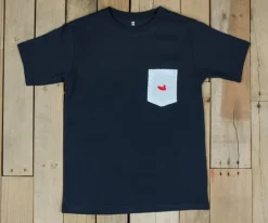 Youth Stewart Pocket Tee - Seersucker
