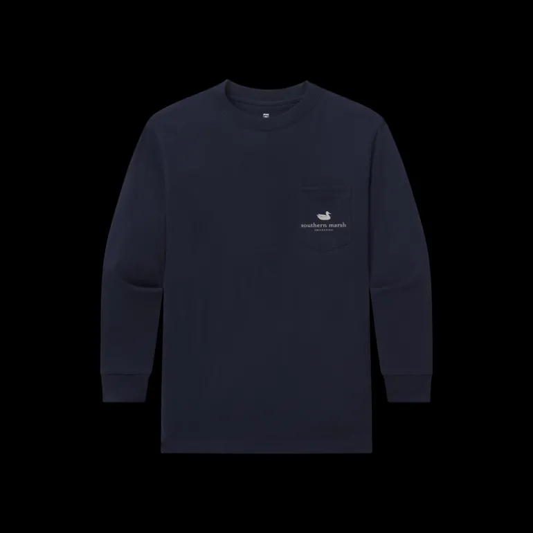 Youth Tile Fish Tee - Long Sleeve
