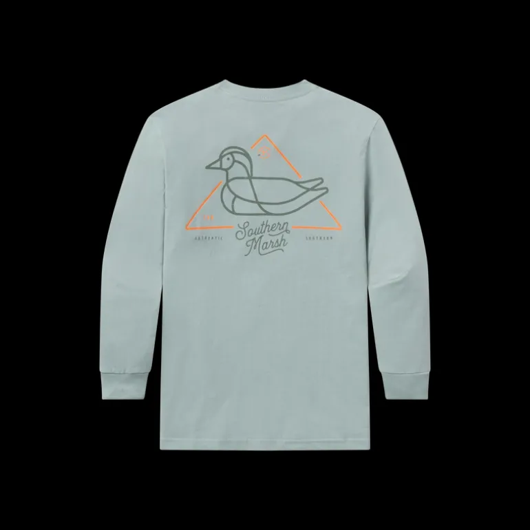 Youth Warning Duck Tee - Long Sleeve