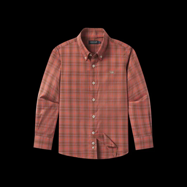 Youth Winston Windowpane Dress Shirt