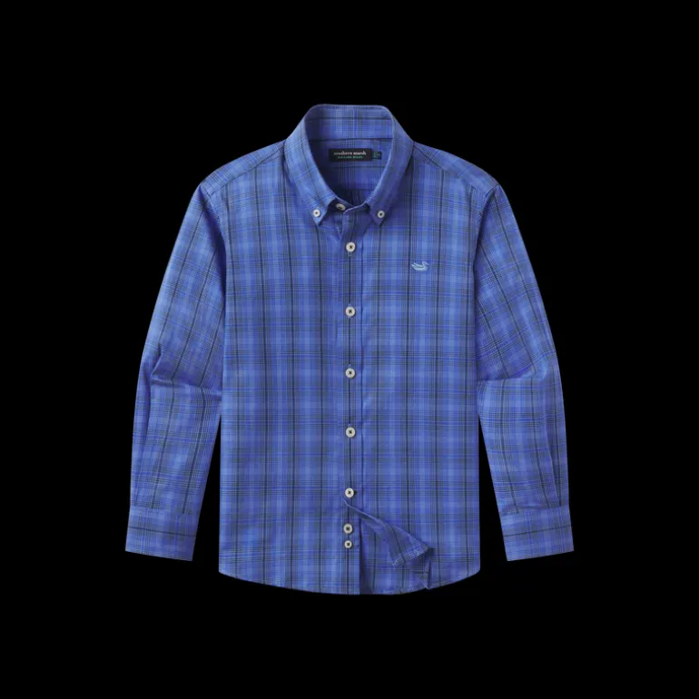 Youth Winston Windowpane Dress Shirt